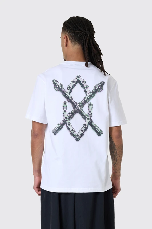 Daily Paper Chain Shield T-Shirt 2610068 White