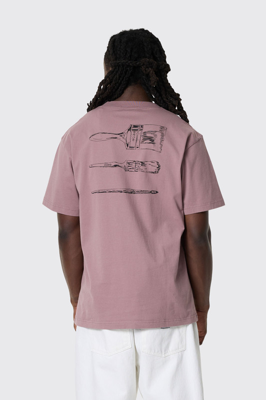 OLAF Paintbrush Graphic Tee Twilight Mauve