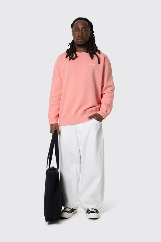 OLAF Brushstroke Face Crewneck Burnt Coral