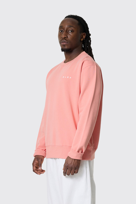 OLAF Brushstroke Face Crewneck Burnt Coral
