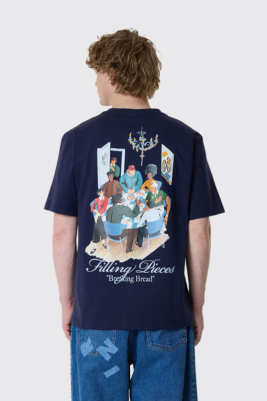 Filling Pieces T-shirt Supper 295 Maritime Blue