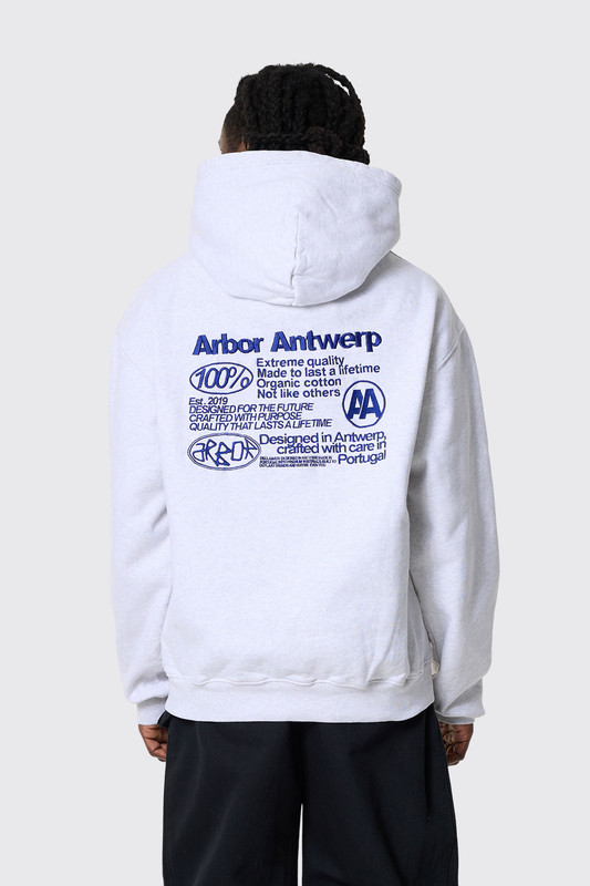 Arbor Antwerp Quality Hoodie  Grey