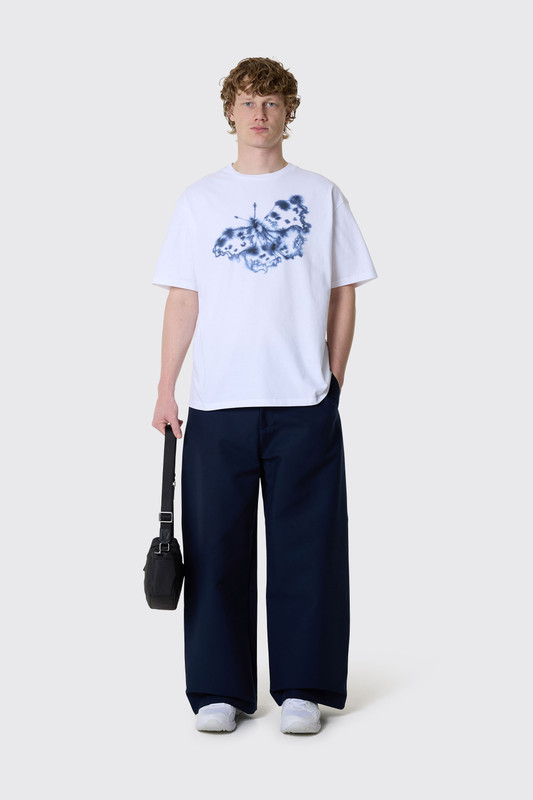 Wild Animals Butterfly T-Shirt White