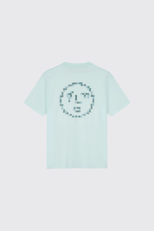 Olaf Hussein Dotted Face Tees M250100 Salt Air