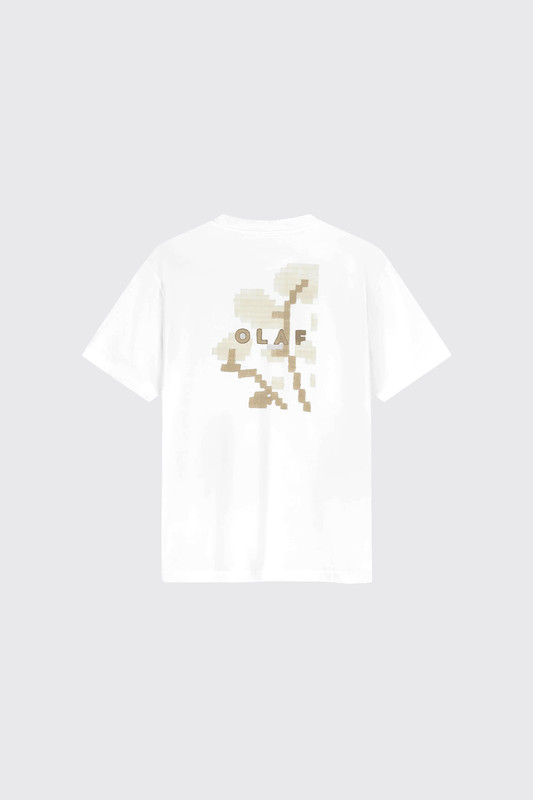 Olaf Hussein Felted Watercrest Tees M250101 Optical White