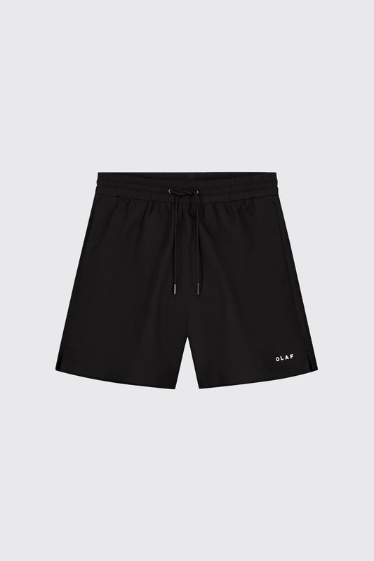Olaf Hussein Texture Regular Swim Shorts M250408 Black