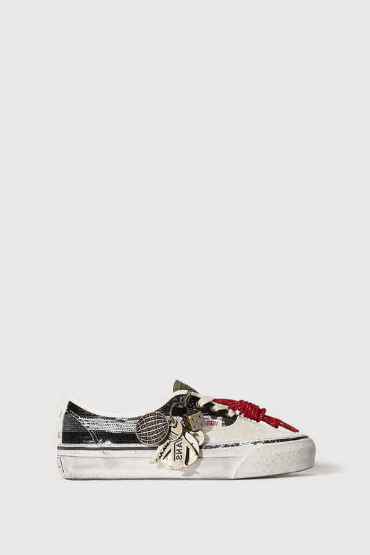 VANS LX Authentic 44  VN000DB8 CHRM BLACK Black/White