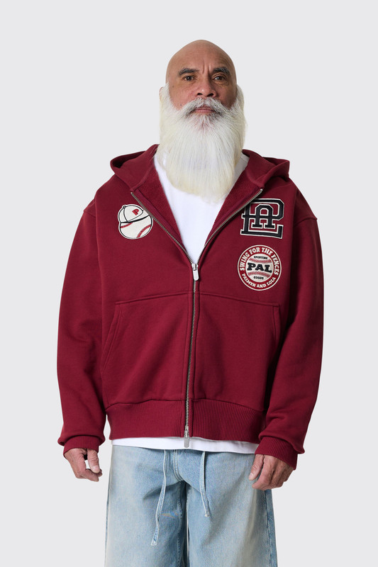 PAL Hit And Run Full Zip Hoody 403 Red