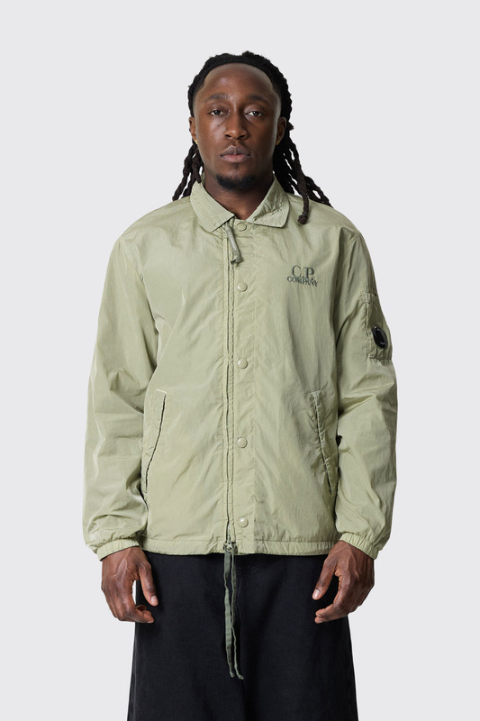 C.P. Company Chrome-R Zipped Lens Overshirt 20CMOS007A-005904D Moss Gray