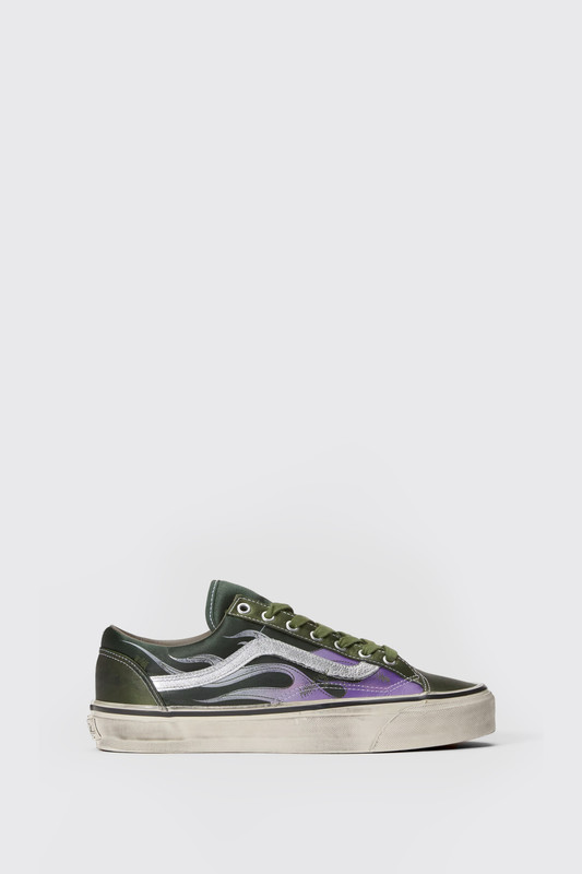 VANS LX Old Skool 36 Archive Flame VN000D9R GRK1 Green Balsam