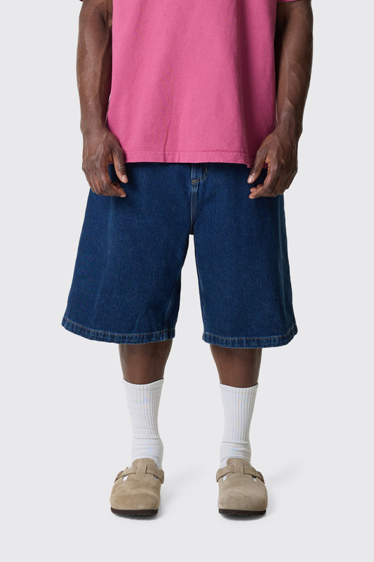 Carhartt WIP Brandon Short Smith Denim I037161 01.06 Blue Stone Washed