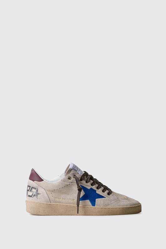 Golden Goose Ball Star GMF01104.F008739 Dark Beige/Bluette/Dark Burgun