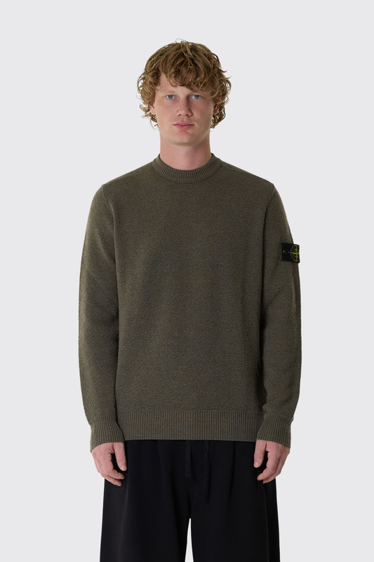 Stone Island 5100011 Crew Neck L2S155100011S01C4 V0M5G Military Green Melange