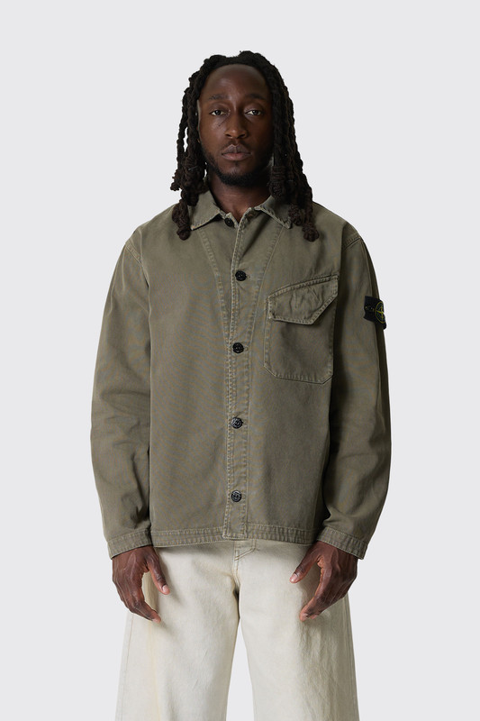 Stone Island 1200012 Shirts L2S151200012S0184 V015G Military Green