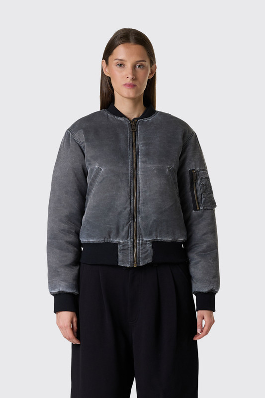 Stockholm Surfboard Club Bomber U3000336 B90 Black