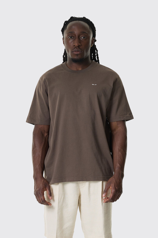 NN.07 Adam EMB T-Shirt 3209 2363209248 Mable Husk