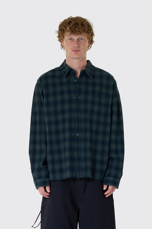 REPRESENT Resent Plaid Shirt MLM100950 59 Darkest Spruce