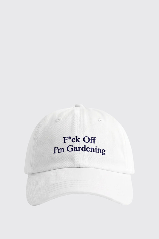 Bram's Fruit F*ck Off I'm Gardening Cap 1048 White
