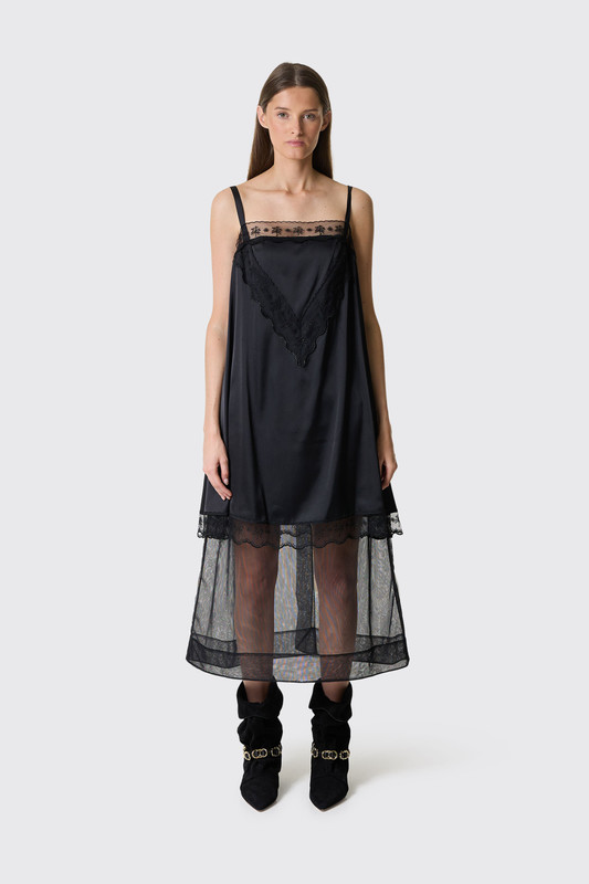 Simone Rocha Ripple Skirt 3222 0069 Black