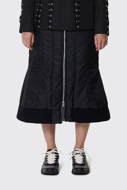 Simone Rocha Padded Sculpt Bomber Skirt 3217 1335 Black