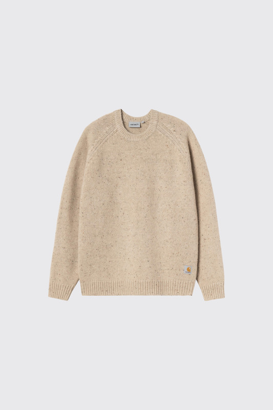 Carhartt WIP Anglistic Sweater I010977 3AU.XX Fleur de Sel
