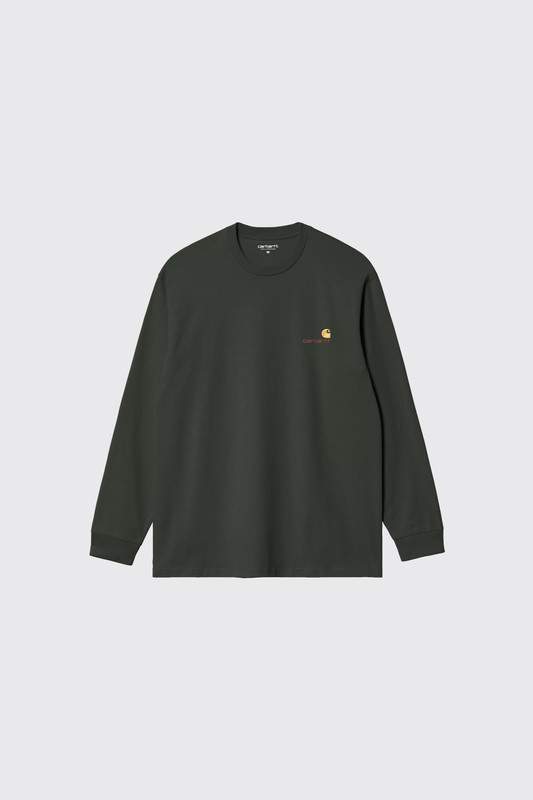 Carhartt WIP American Script T-Shirt L/S I029955 3T6.XX Raven
