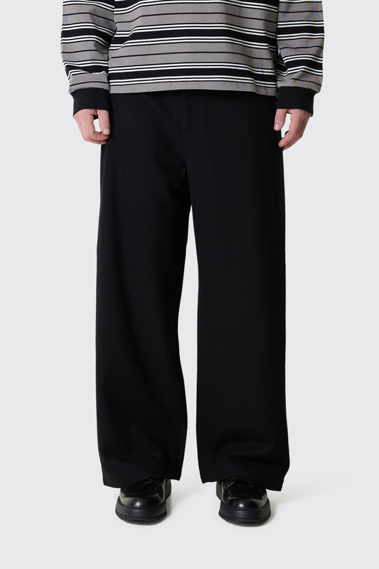 Arte Antwerp Wool Plead Pants AW26-081P 1 Black