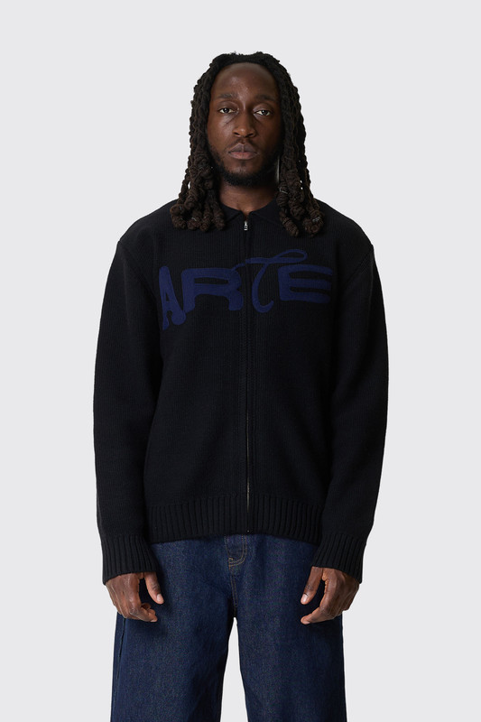 Arte Antwerp Energy Cardigan AW26-021K 1 Black