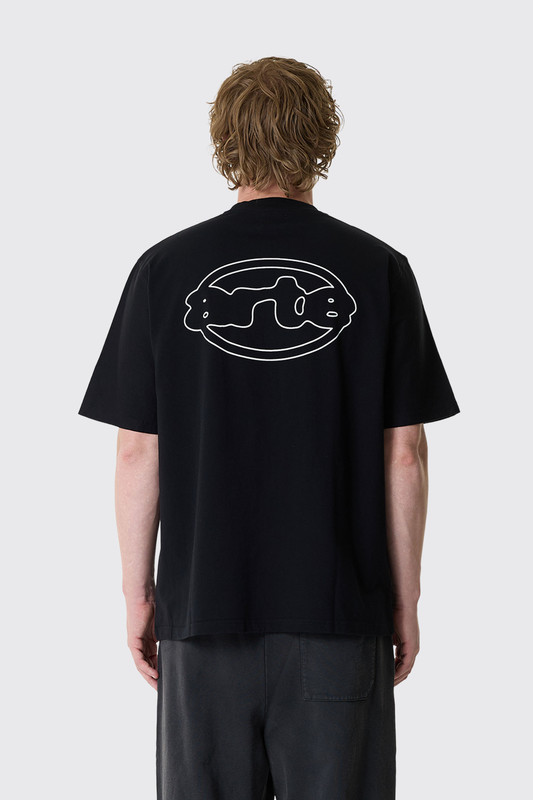 Arte Antwerp Outlined Logo T-Shirt AW26-147T 1 Black