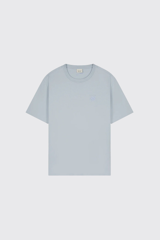 Filling Pieces T-Shirt Embroidered Knot 422620500143 314 Celestial Blue