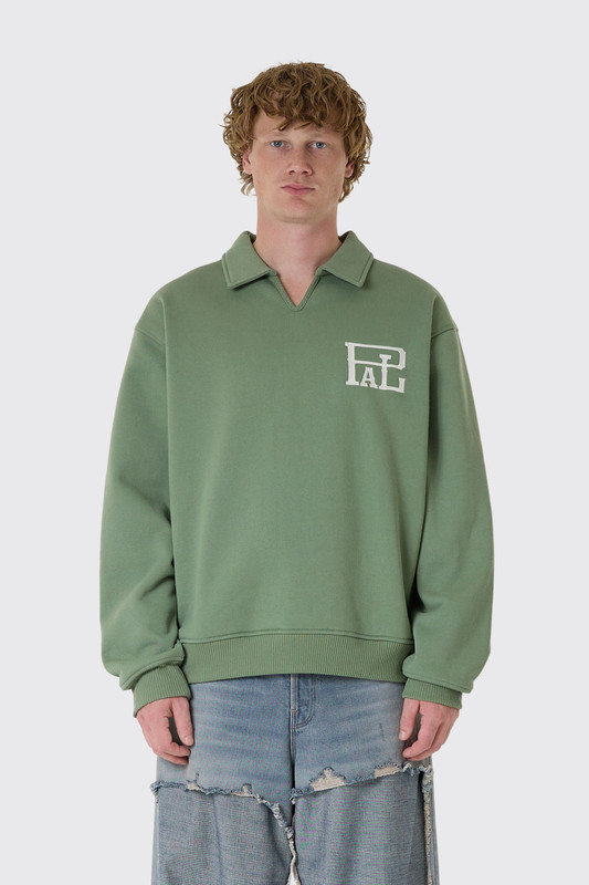 PAL Sporting Goods P&L Polo Sweatshirt PALAW26072 Green