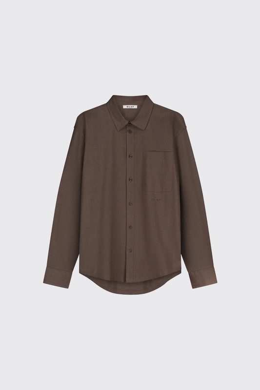 Olaf Hussein Relaxed LS Shirt M270301 Bracken