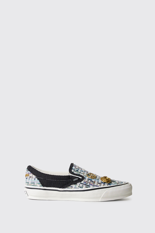 VANS LX Classic Slip-On 98 Cardigan VN000D9W Y281 Black/White