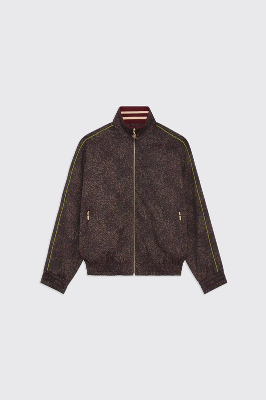 Drôle de Monsieur Tweed Trackjacket M-JT214-PL185 BY Burgundy