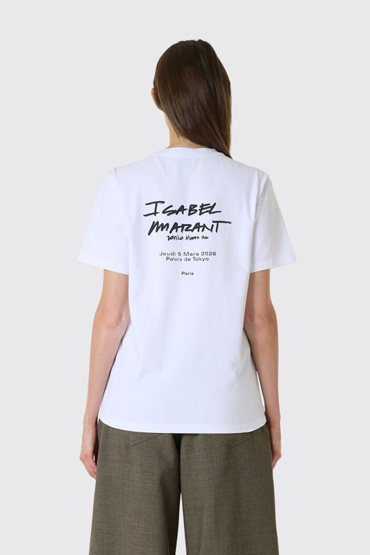 Isabel Marant Zewel Tee Shirt TS0001FA-D4N01I White