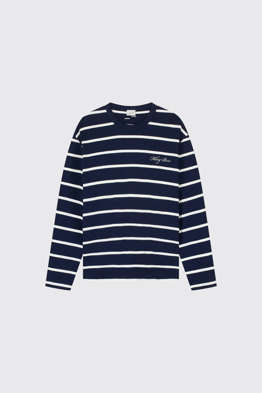 Filling Pieces Longsleeve Striped 412731501293 295 Maritime Blue