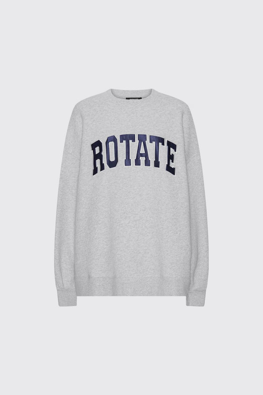 ROTATE CLASSIC SWEATSHIRT 1163711473 Light Grey Melange