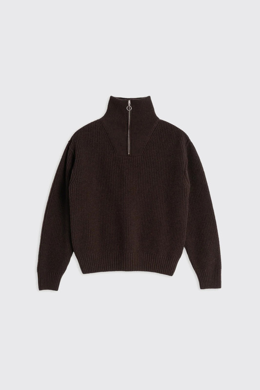 Girls of Dust Fly Deck Sweater W-K-004-DLT-W26 Chocolate