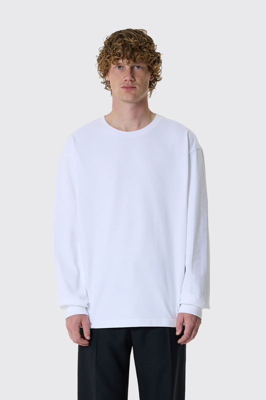 Tenue. Brad L/S T-Shirt Optic White