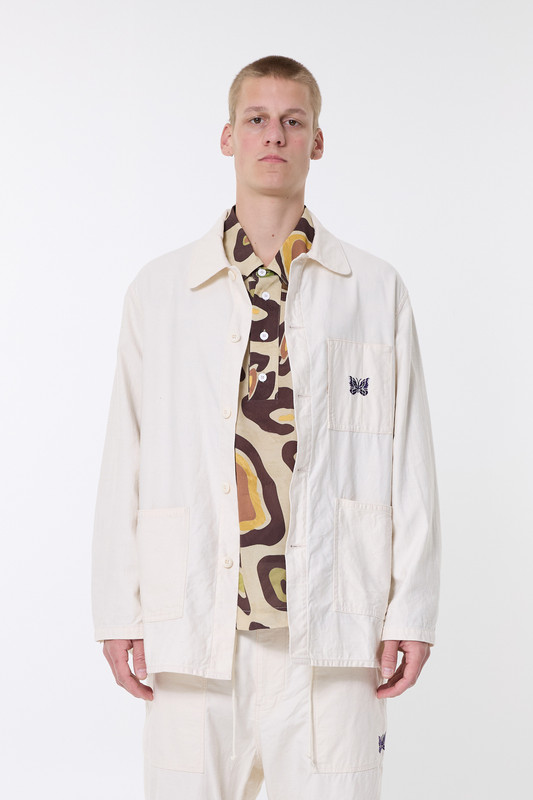 Needles D.N. Coverall - Back Sateen A-White - Calico Club