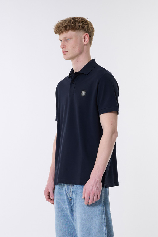 Stone Island Polo Slim Fit Navy Blue 