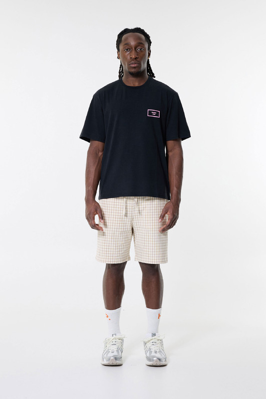 Drole de Monsieur Le Short Carreaux BG Beige