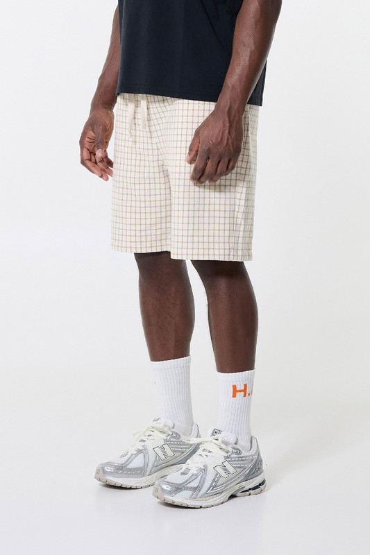 Drole de Monsieur Le Short Carreaux BG Beige