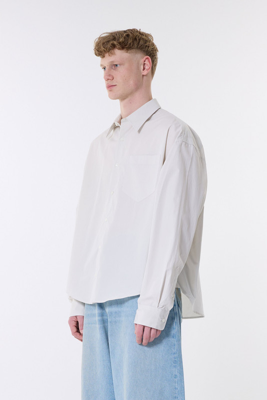 AMI Boxy Fit Shirt Chalk