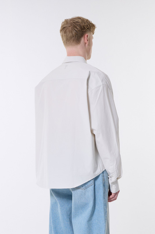 AMI Boxy Fit Shirt Chalk