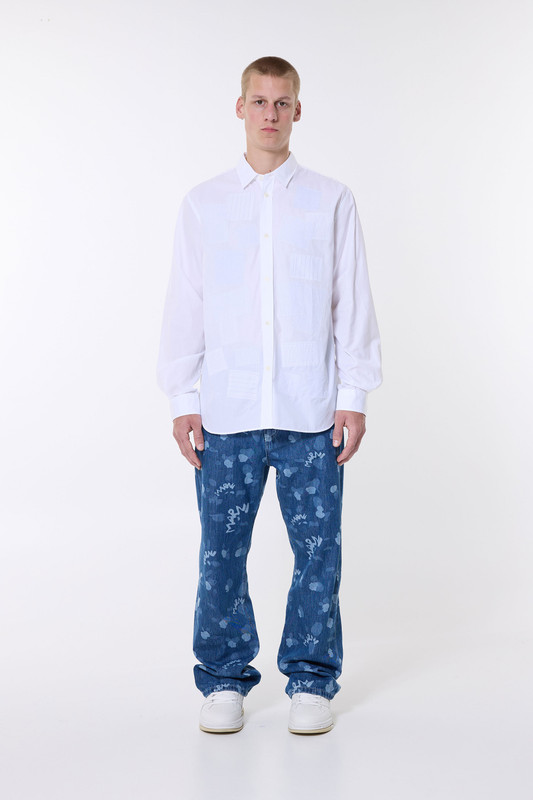 JUNYA WATANABE MANシャツ　Ｓ Junya Watanabe MAN Men's Shirt WHT X SX/WH - Calico Club