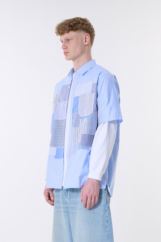 Junya Watanabe MAN Men's Shirt  SAX X SAX MIX