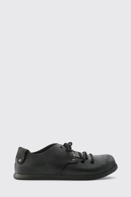 Birkenstock Montana Oiled Leather Narrow Black - Calico Club
