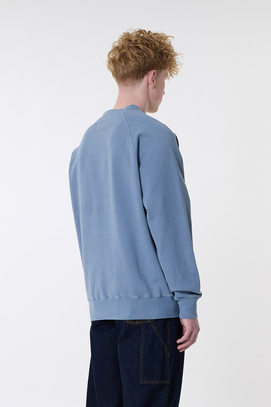 C.P. Company Logo Crew Neck Sweatshirt Flint Stone