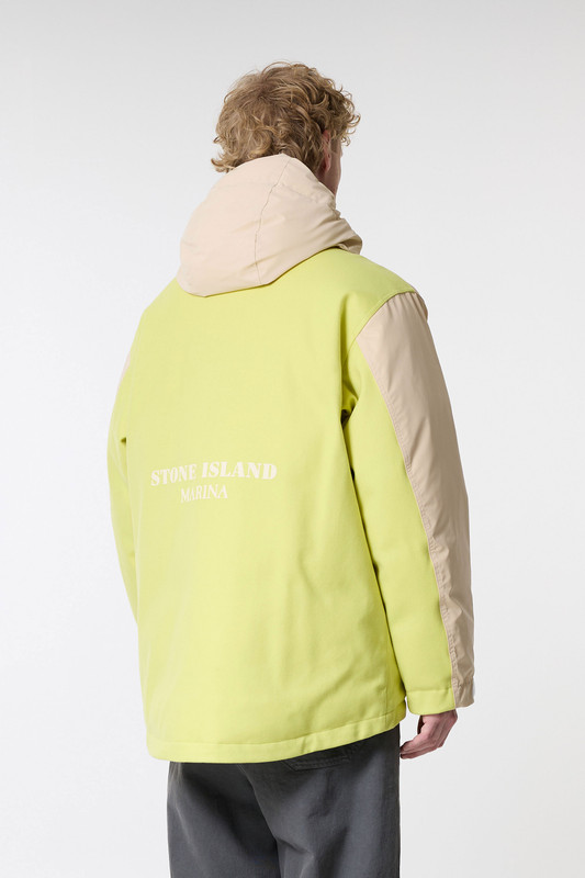 Stone Island Giubbotto Vera Piuma RDS Yellow/Beige/Yellow
